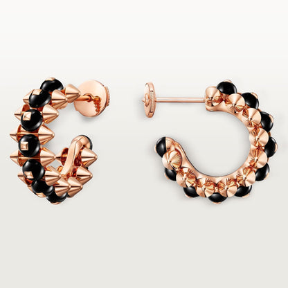 [Resenly Jewelry]CLASH 7.9MM AGATE CHALCEDONY EARRINGS