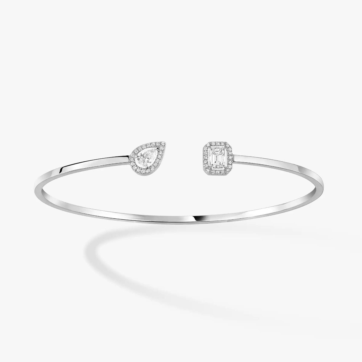 [Resenly Jewelry]JONC FLEX MY TWIN TOI & MOI SILVER DIAMOND BRACELET