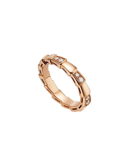 [Resenly Jewelry]SERPENTI RING PINK GOLD  3MM