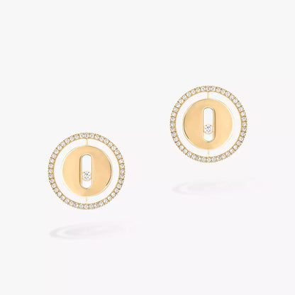 [Resenly Jewelry]Lucky Move Diamond Earrings