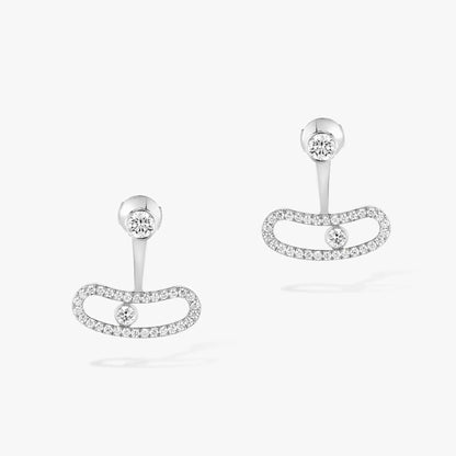 [Resenly Jewelry]MOVE UNO SILVER DIAMOND EARRINGS