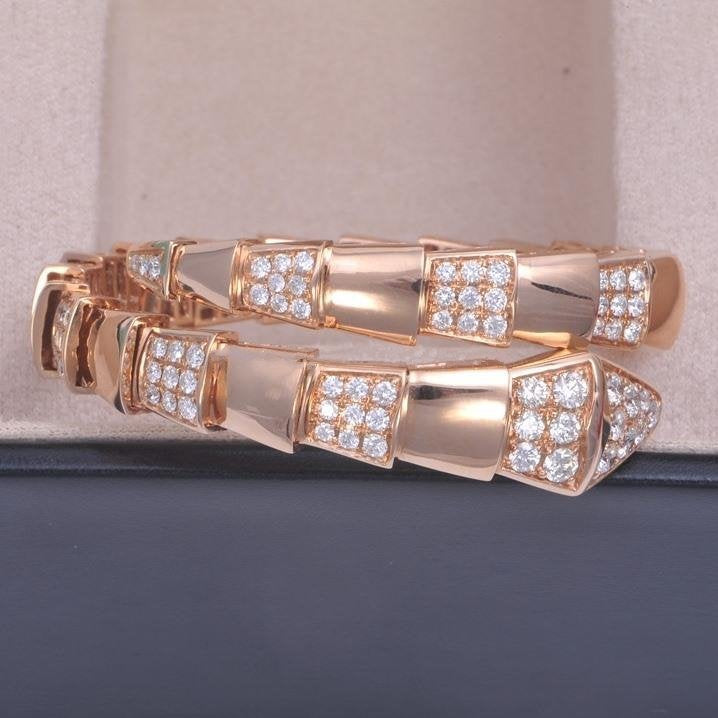 [Resenly Jewelry]SERPENTI BRACELET PINK GOLD DIAMOND