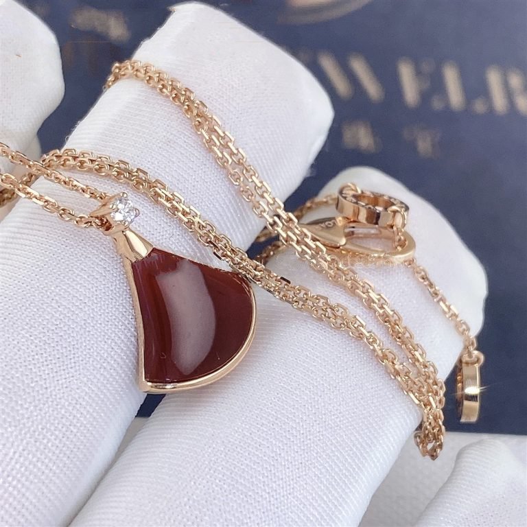 [Resenly Jewelry]DREAM NECKLACE CARNELIAN 1 DIAMOND