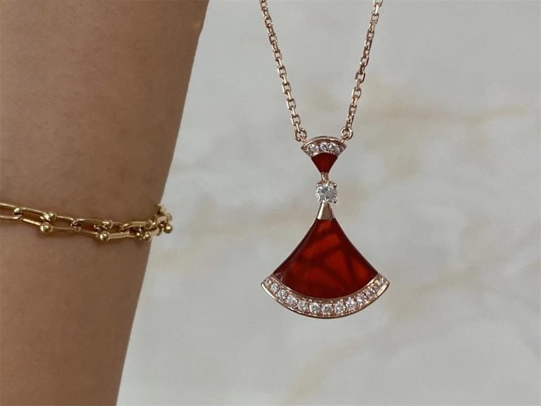[Resenly Jewelry]DREAM NECKLACE CARNELIAN DIAMOND