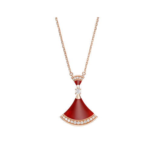 [Resenly Jewelry]DREAM NECKLACE CARNELIAN DIAMOND