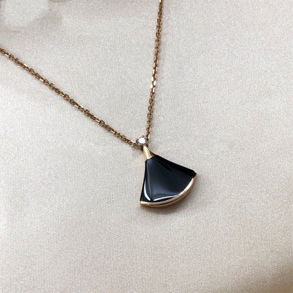 [Resenly Jewelry]DREAM NECKLACE ONYX 1 DIAMOND