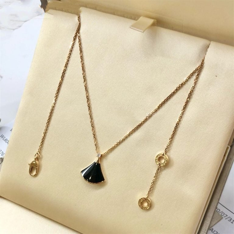 [Resenly Jewelry]DREAM NECKLACE ONYX 1 DIAMOND
