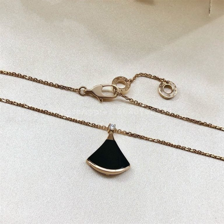 [Resenly Jewelry]DREAM NECKLACE ONYX 1 DIAMOND