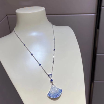 [Resenly Jewelry]DREAM NECKLACE AGATE SILVER DIAMOND