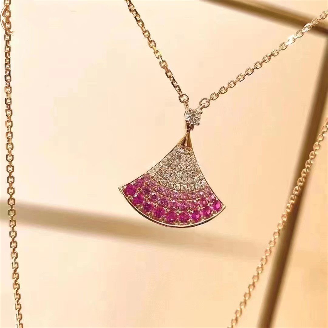 [Resenly Jewelry]DREAM NECKLACE PINK GOLD PINK DIAMOND