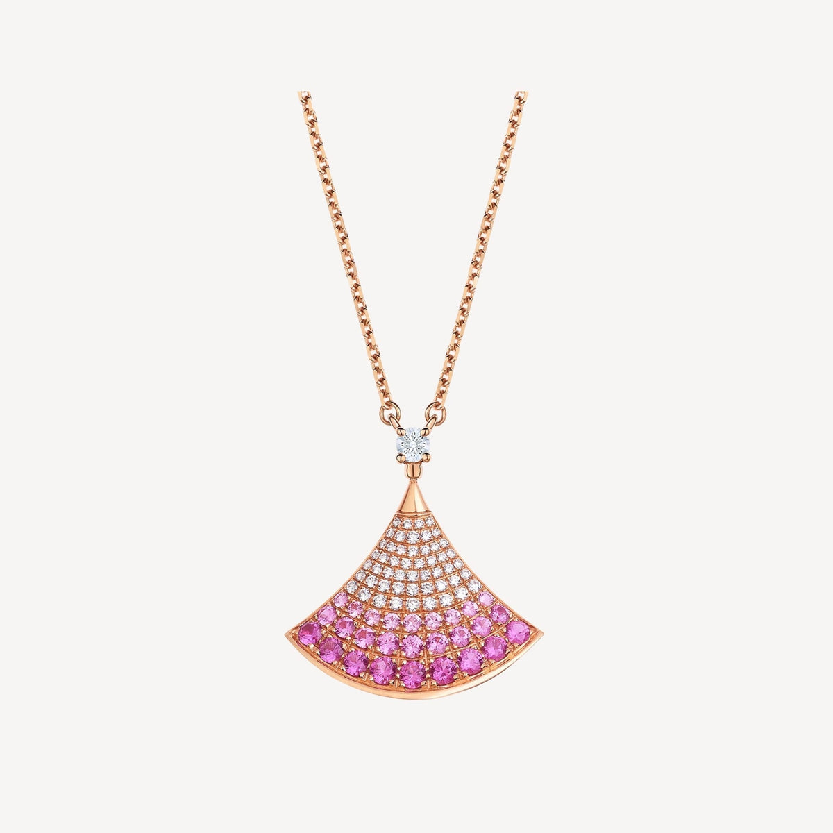 [Resenly Jewelry]DREAM NECKLACE PINK GOLD PINK DIAMOND