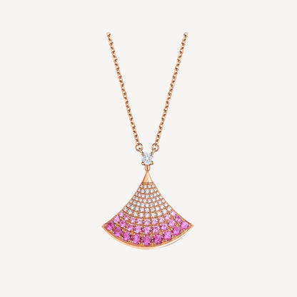 [Resenly Jewelry]DREAM NECKLACE PINK GOLD PINK DIAMOND