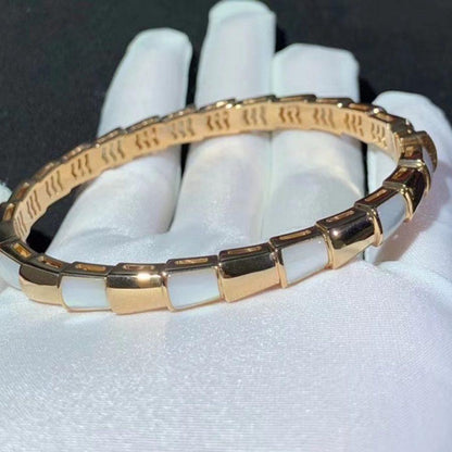 [Resenly Jewelry]SERPENTI BRACELET PINK GOLD MOP
