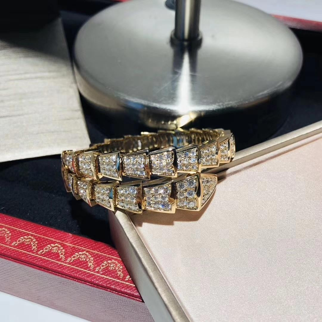 [Resenly Jewelry]SERPENTI BRACELET 8MM GOLD DIAMOND