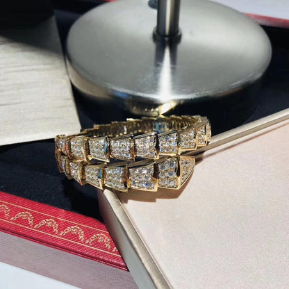 [Resenly Jewelry]SERPENTI BRACELET 8MM GOLD DIAMOND