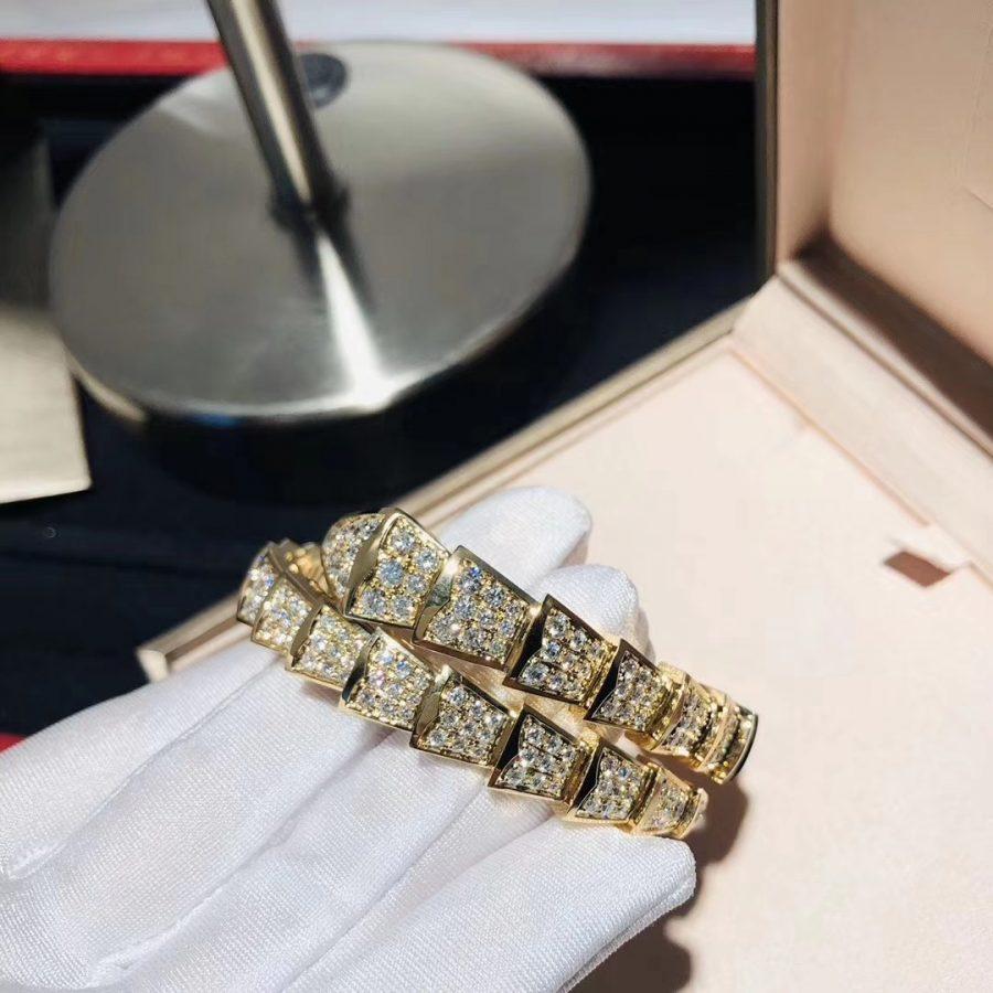 [Resenly Jewelry]SERPENTI BRACELET 8MM GOLD DIAMOND