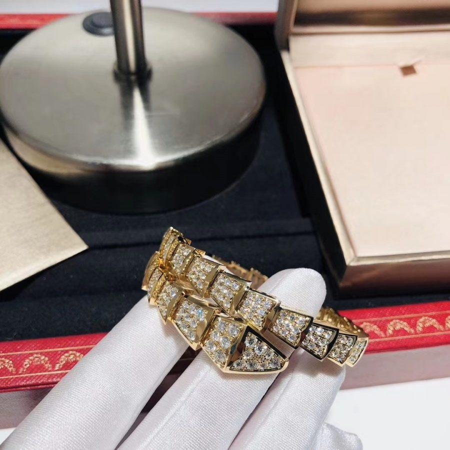 [Resenly Jewelry]SERPENTI BRACELET 8MM GOLD DIAMOND