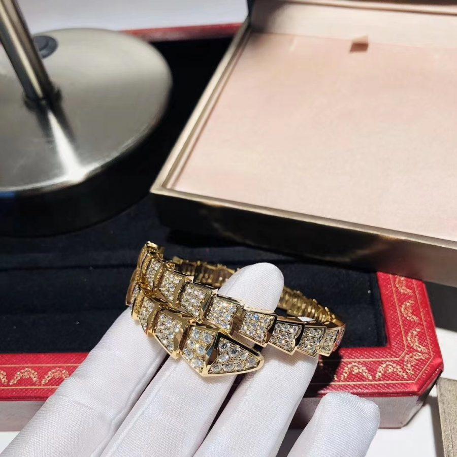 [Resenly Jewelry]SERPENTI BRACELET 8MM GOLD DIAMOND