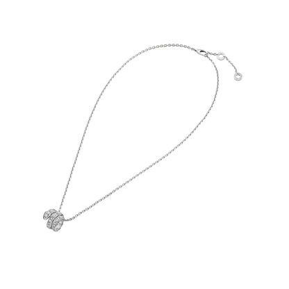 [Resenly Jewelry]SERPENTI  NECKLACE DOUBLE RING DIAMOND