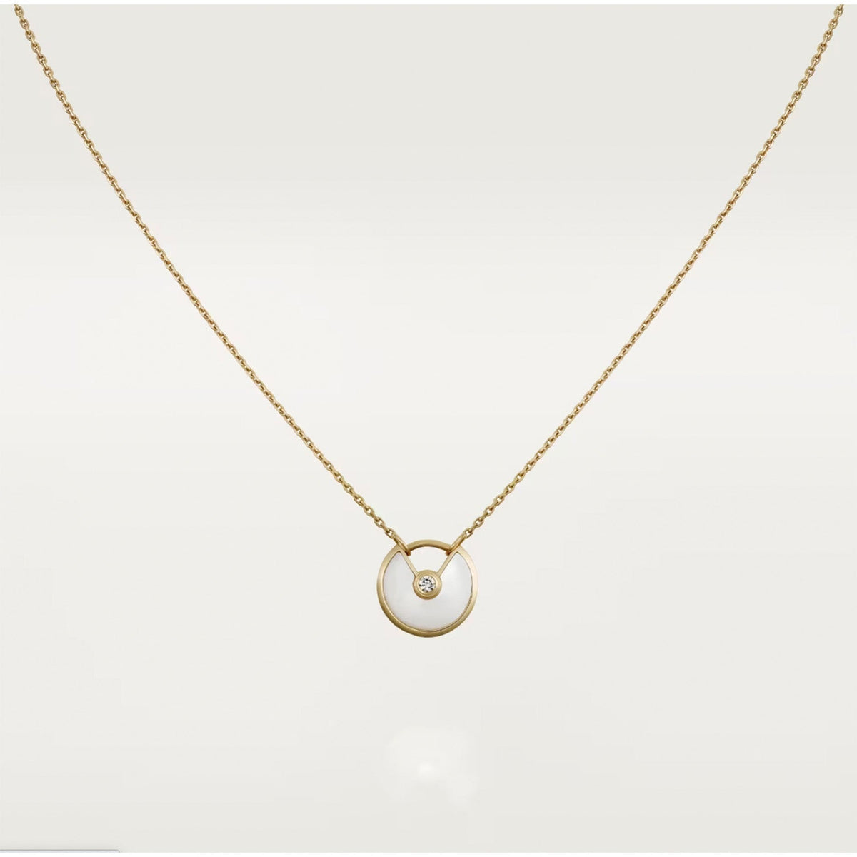 [Resenly Jewelry]AMULETTE ROSE GOLD MOP NECKLACE