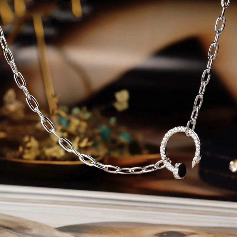 [Resenly Jewelry]JUSTE NECKLACE FULL DIAMONDS