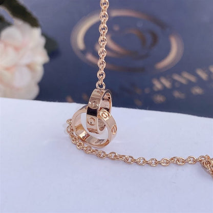 [Resenly Jewelry]LOVE BRACELET DOUBLE RING