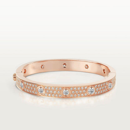 [Resenly Jewelry]LOVE BRACELET 6.1MM DIAMOND-PAVED 10 BIG DIAMONDS