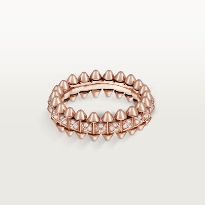 [Resenly Jewelry]CLASH 6.4MM SMALL FULL DIAMOND RING