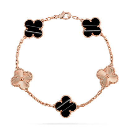 [Resenly Jewelry] CLOVER 5 MOTIF PULSAR STONE BRACELET COLLECTION