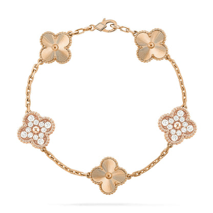 [Resenly Jewelry] CLOVER 5 MOTIF LASER BRACELET COLLECTION