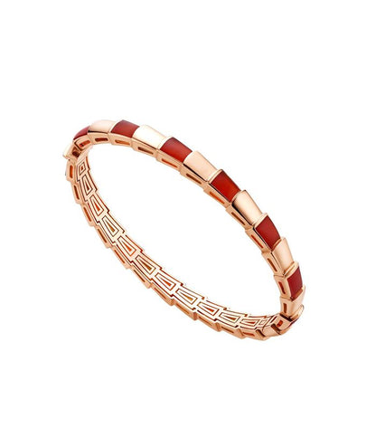 [Resenly Jewelry]SERPENTI BRACELET PINK GOLD RUBELLITE