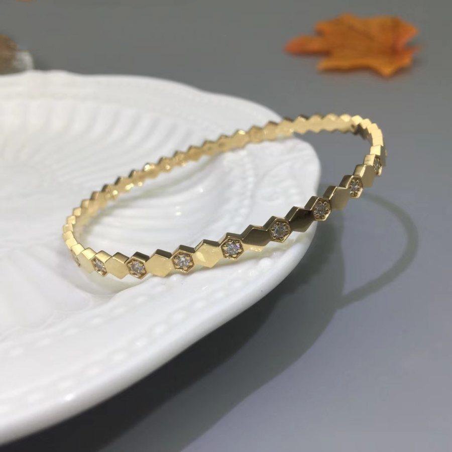[Resenly Jewelry]BEE LOVE GOLD DIAMOND BRACELET