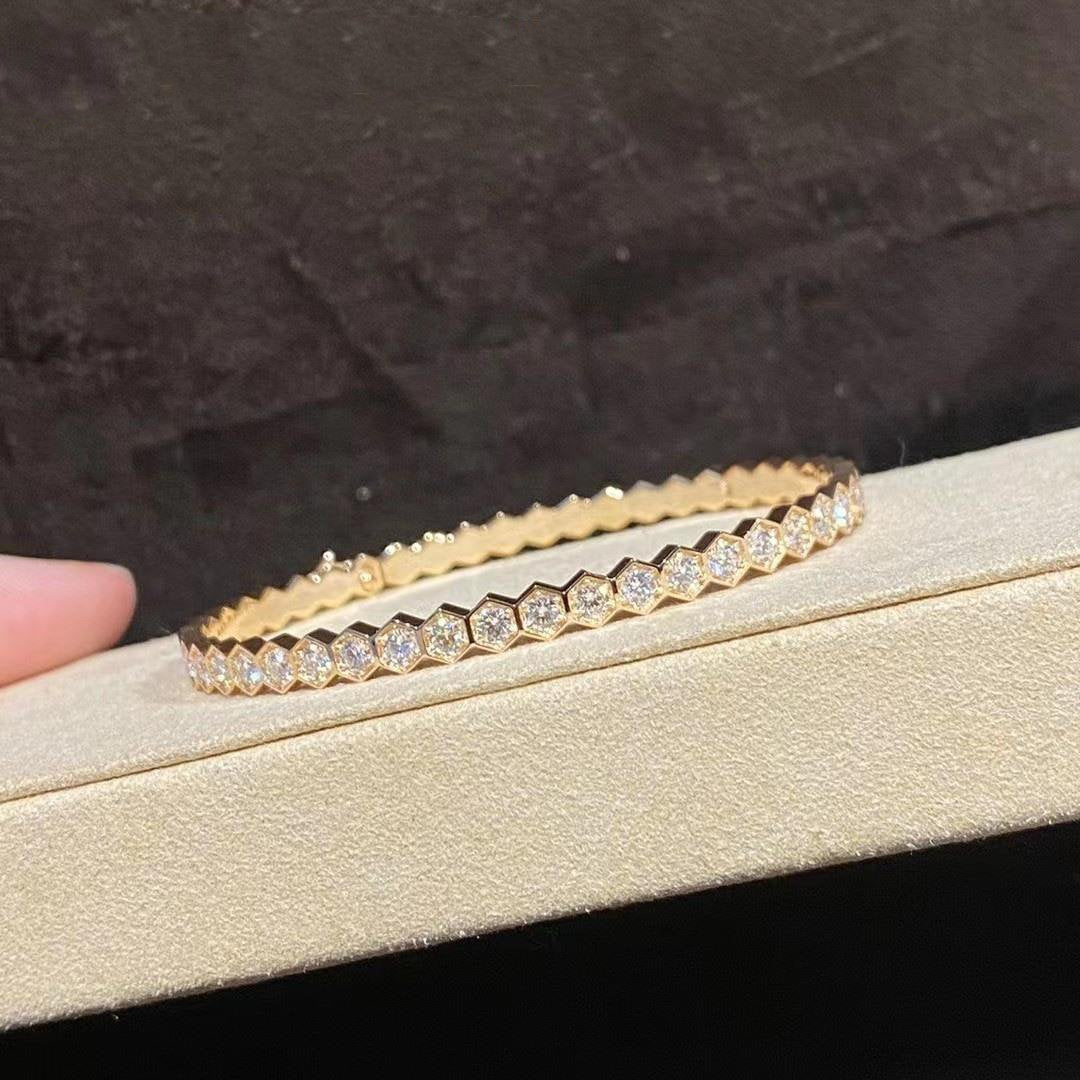 [Resenly Jewelry]BEE LOVE GOLD BRACELET FULL DIAMOND