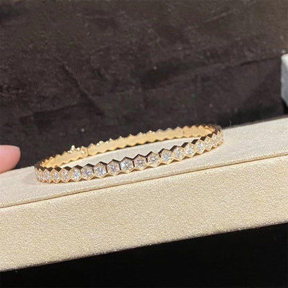 [Resenly Jewelry]BEE LOVE GOLD BRACELET FULL DIAMOND