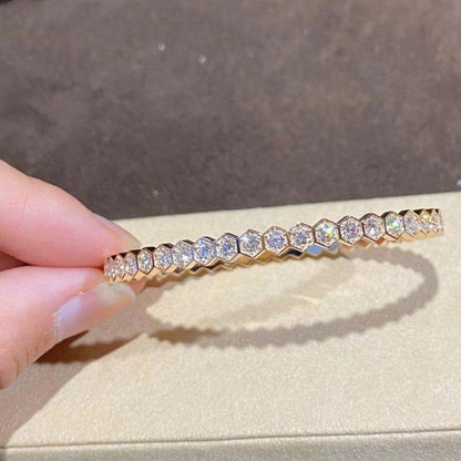 [Resenly Jewelry]BEE LOVE GOLD BRACELET FULL DIAMOND