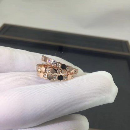 [Resenly Jewelry]BEE LOVE RING PINK GOLD DIAMOND