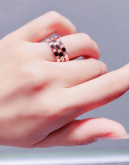 [Resenly Jewelry]BEE LOVE RING PINK GOLD DIAMOND