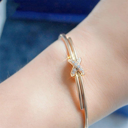 [Resenly Jewelry]JEUX DE BRACELET PINK GOLD DIAMONDS