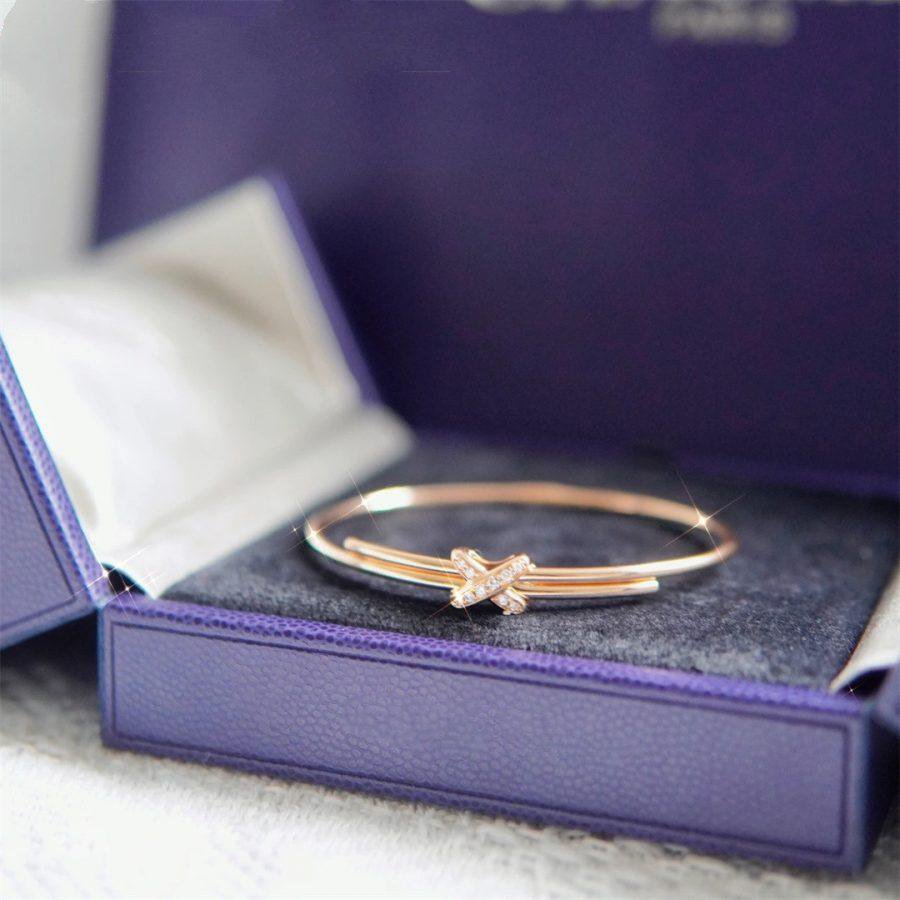 [Resenly Jewelry]JEUX DE BRACELET PINK GOLD DIAMONDS