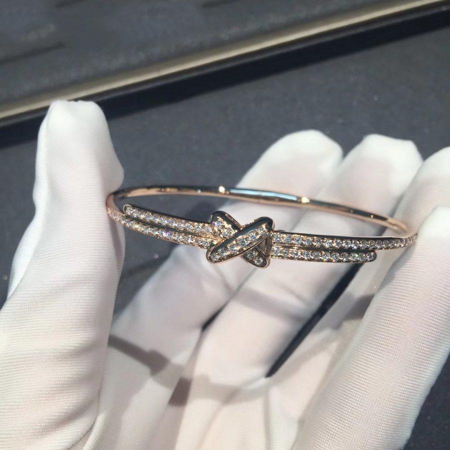 [Resenly Jewelry]JEUX DE BRACELET DIAMONDS PINK GOLD