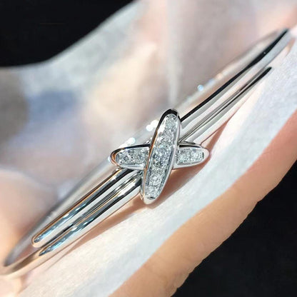 [Resenly Jewelry]JEUX DE BRACELET SILVER DIAMONDS