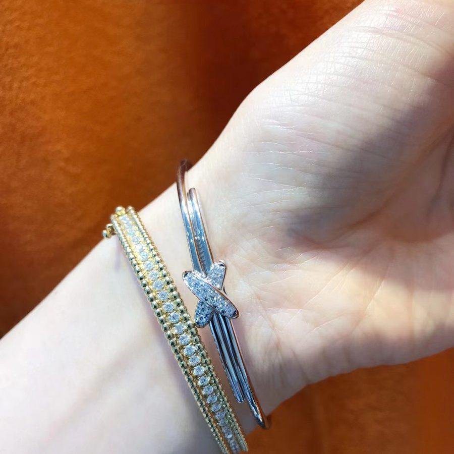 [Resenly Jewelry]JEUX DE BRACELET SILVER DIAMONDS
