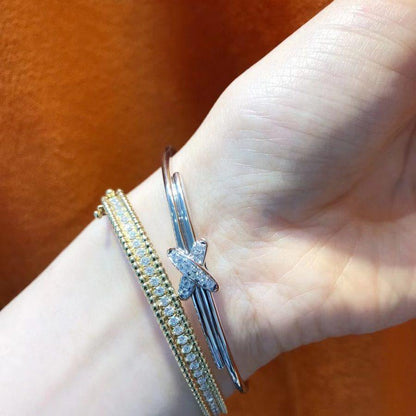 [Resenly Jewelry]JEUX DE BRACELET SILVER DIAMONDS