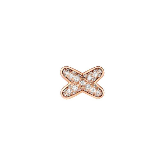 [Resenly Jewelry]JEUX DE PINK GOLD DIAMOND EARRINGS