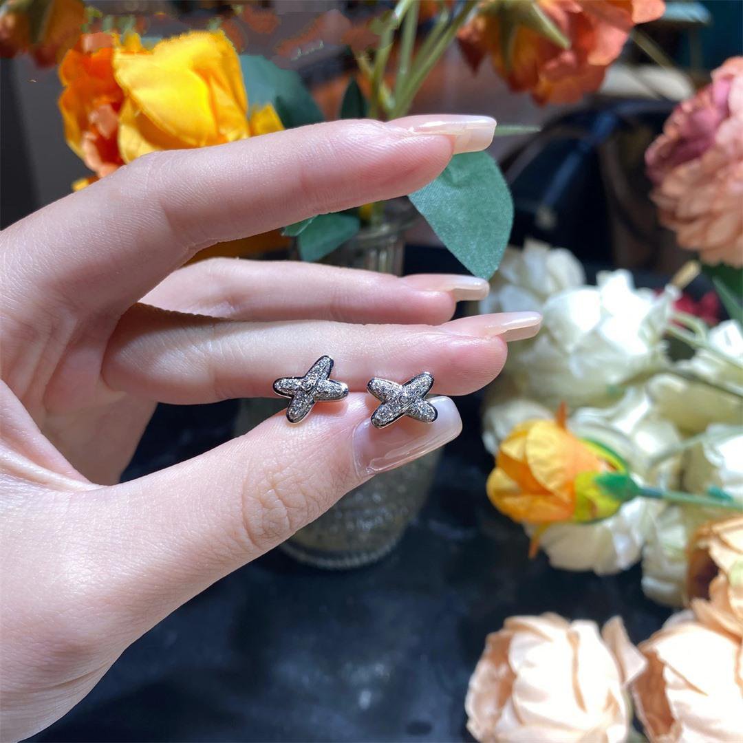 [Resenly Jewelry]JEUX DE SILVER DIAMOND EARRINGS