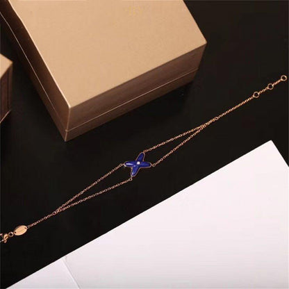 [Resenly Jewelry]Hollow Design Four-Leaf Clover Flower Shape Ring