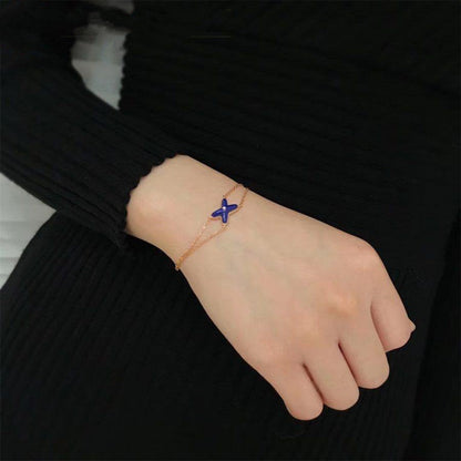 [Resenly Jewelry]Hollow Design Four-Leaf Clover Flower Shape Ring