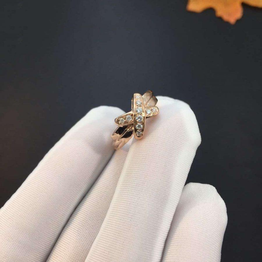 [Resenly Jewelry]JEUX DE PINK GOLD DIAMOND RING
