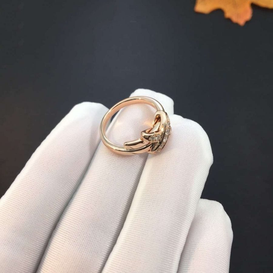 [Resenly Jewelry]JEUX DE PINK GOLD DIAMOND RING