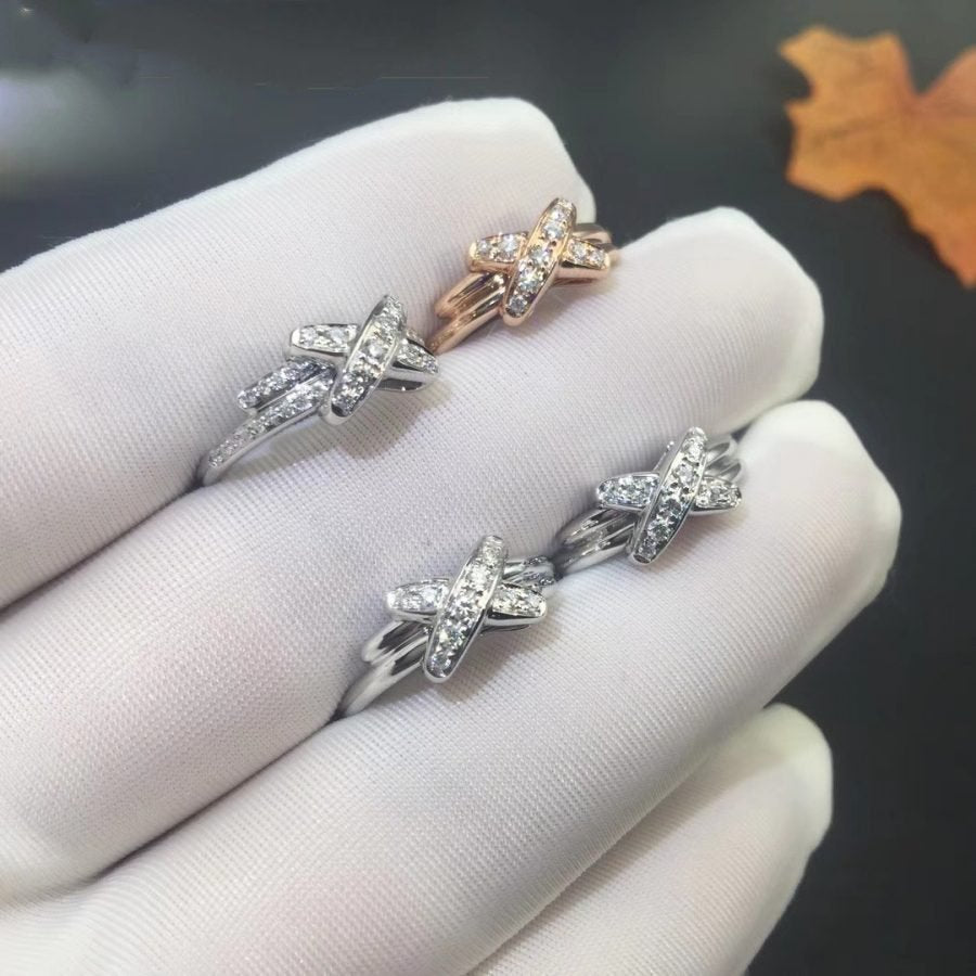 [Resenly Jewelry]JEUX DE SILVER DIAMOND RING